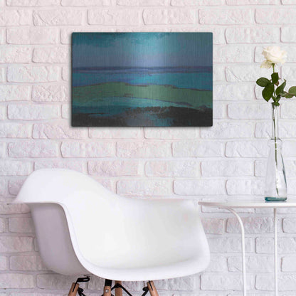 Luxe Metal Art 'Low Tide Killala' by Grainne Dowling, Metal Wall Art,24x16