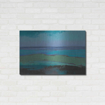 Luxe Metal Art 'Low Tide Killala' by Grainne Dowling, Metal Wall Art,36x24