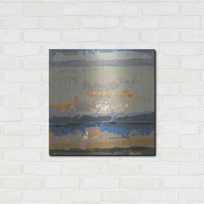 Luxe Metal Art 'Evening Killala Bay' by Grainne Dowling, Metal Wall Art,24x24