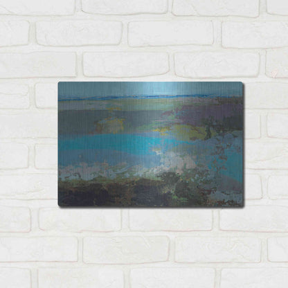 Luxe Metal Art 'Killala Bay IV' by Grainne Dowling, Metal Wall Art,16x12