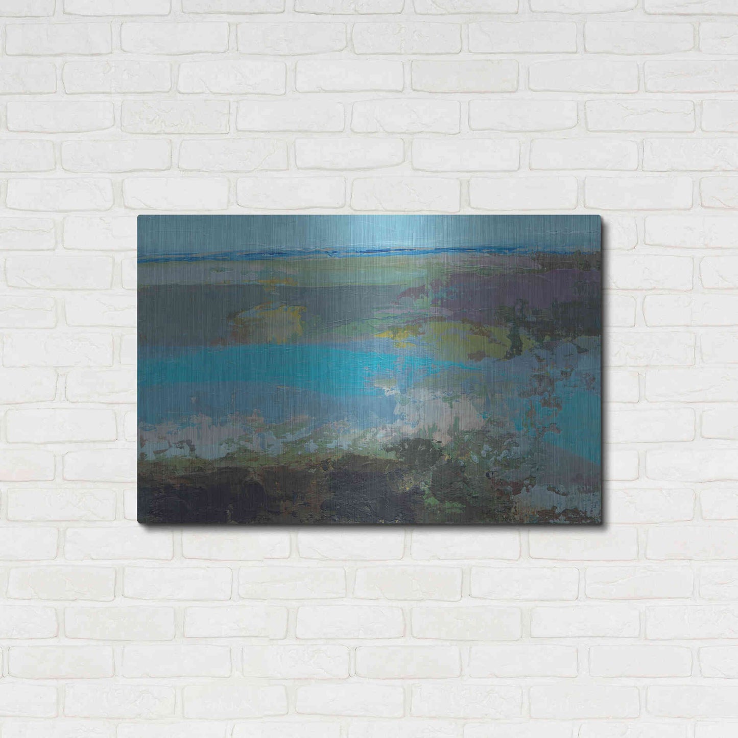 Luxe Metal Art 'Killala Bay IV' by Grainne Dowling, Metal Wall Art,36x24