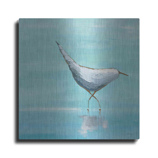 Luxe Metal Art 'Egret I' by Phyllis Adams, Metal Wall Art