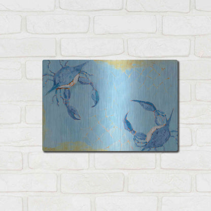 Luxe Metal Art 'The Stand Off' by Phyllis Adams, Metal Wall Art,16x12