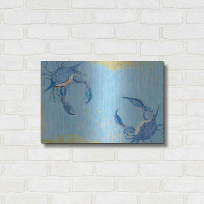 Luxe Metal Art 'The Stand Off' by Phyllis Adams, Metal Wall Art,24x16