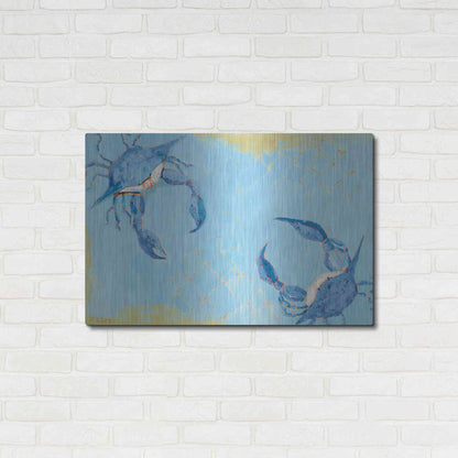 Luxe Metal Art 'The Stand Off' by Phyllis Adams, Metal Wall Art,36x24