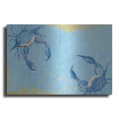 Luxe Metal Art 'The Stand Off' by Phyllis Adams, Metal Wall Art