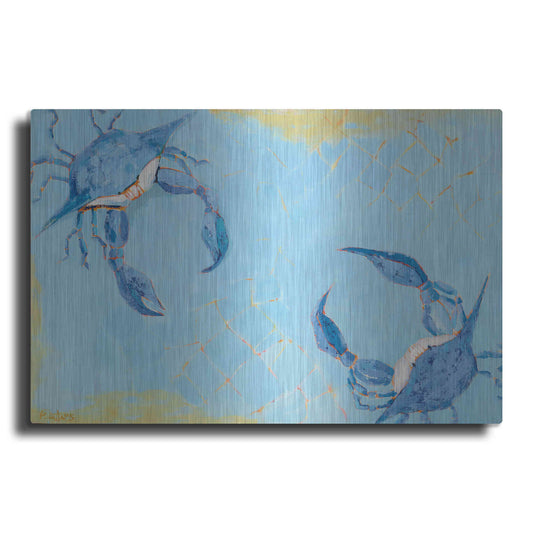 Luxe Metal Art 'The Stand Off' by Phyllis Adams, Metal Wall Art