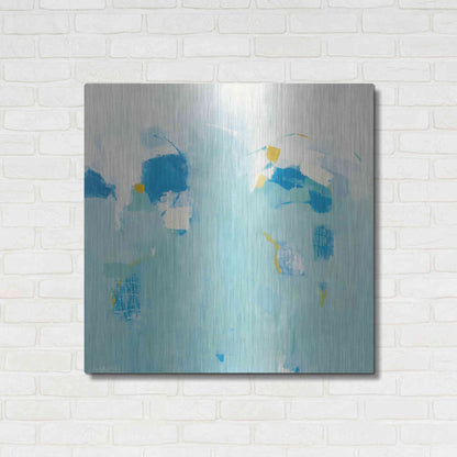 Luxe Metal Art 'Splash' by Phyllis Adams, Metal Wall Art,36x36