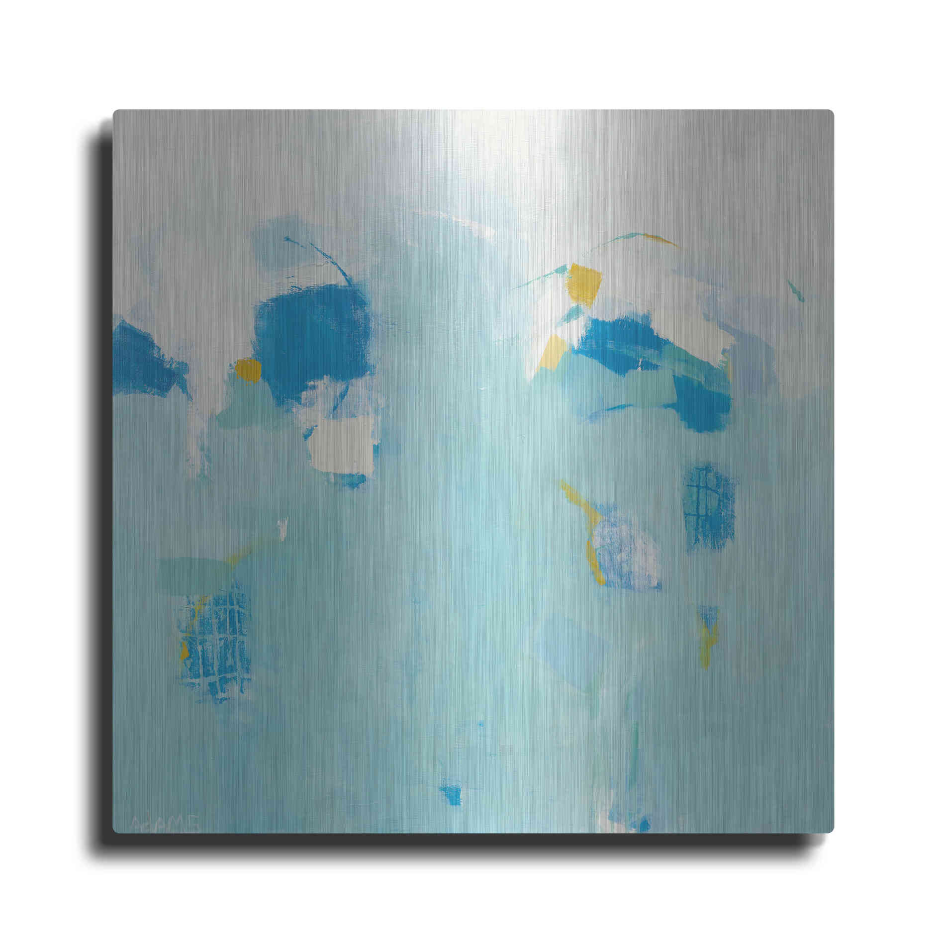 Luxe Metal Art 'Splash' by Phyllis Adams, Metal Wall Art