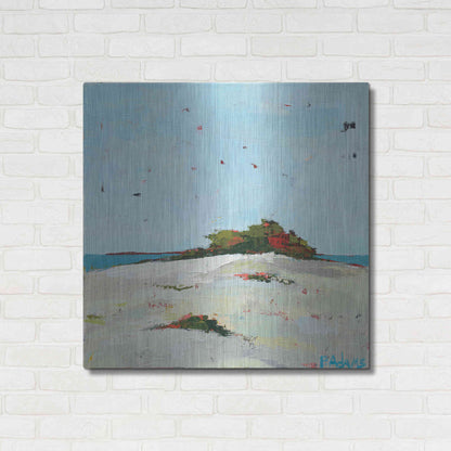 Luxe Metal Art 'Fall Dune' by Phyllis Adams, Metal Wall Art,36x36