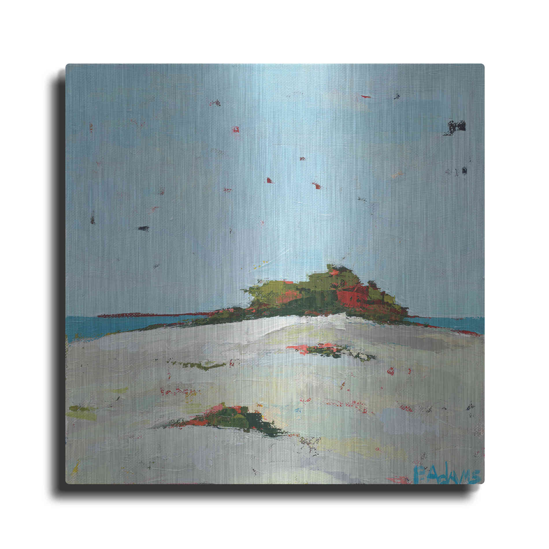 Luxe Metal Art 'Fall Dune' by Phyllis Adams, Metal Wall Art