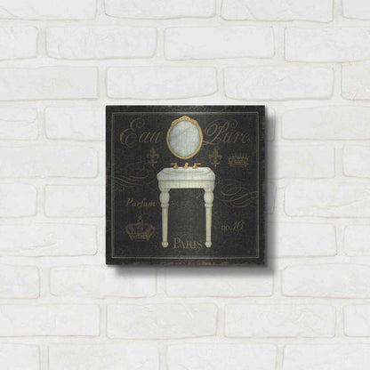 Luxe Metal Art 'Bain de Luxe IV' by Daphne Brissonet, Metal Wall Art,12x12