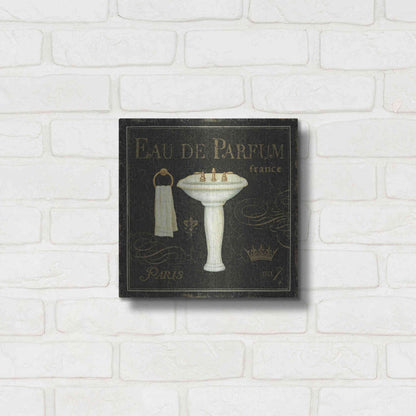 Luxe Metal Art 'Bain de Luxe III' by Daphne Brissonet, Metal Wall Art,12x12