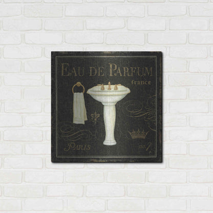 Luxe Metal Art 'Bain de Luxe III' by Daphne Brissonet, Metal Wall Art,24x24