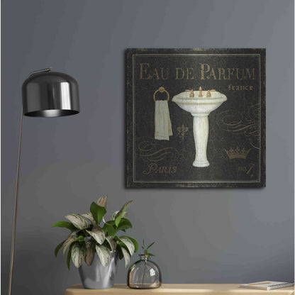 Luxe Metal Art 'Bain de Luxe III' by Daphne Brissonet, Metal Wall Art,24x24