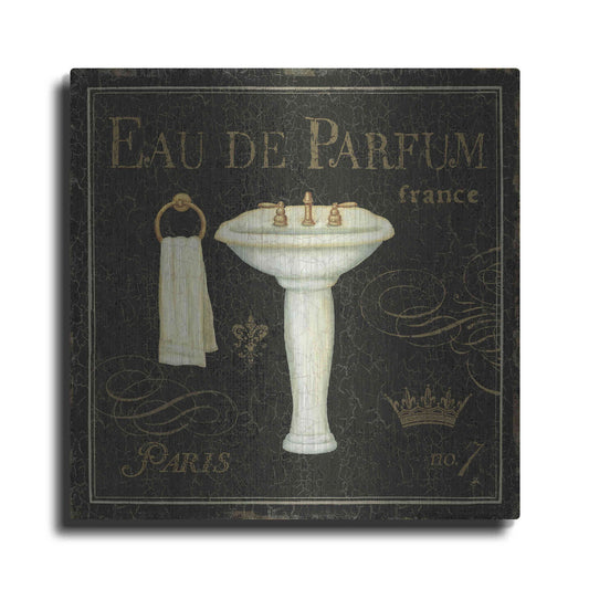 Luxe Metal Art 'Bain de Luxe III' by Daphne Brissonet, Metal Wall Art