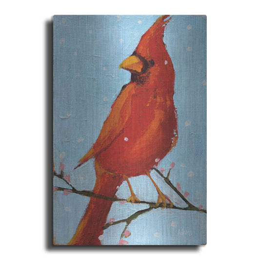 Luxe Metal Art 'Cardinal II' by Phyllis Adams, Metal Wall Art