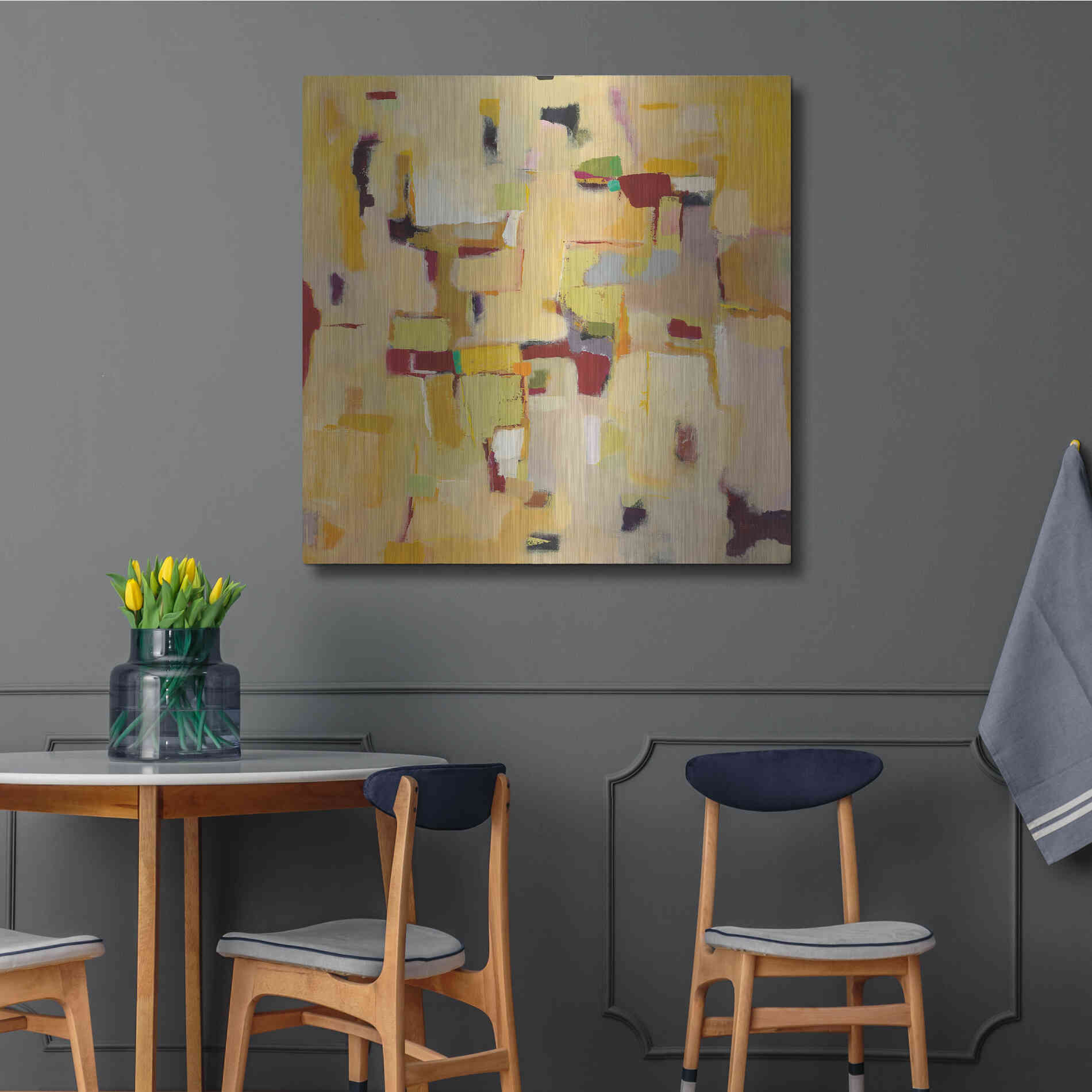 Luxe Metal Art 'Autumn Glow' by Phyllis Adams, Metal Wall Art,36x36