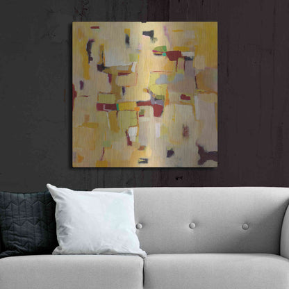 Luxe Metal Art 'Autumn Glow' by Phyllis Adams, Metal Wall Art,36x36