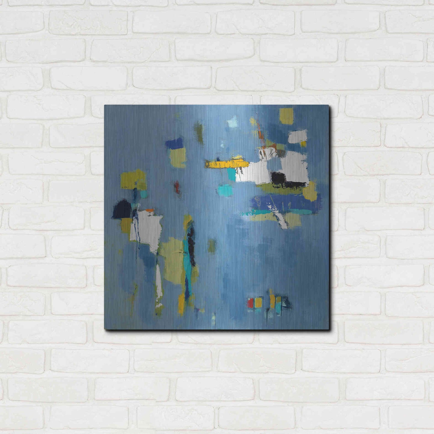 Luxe Metal Art 'Ice Breaker' by Phyllis Adams, Metal Wall Art,24x24