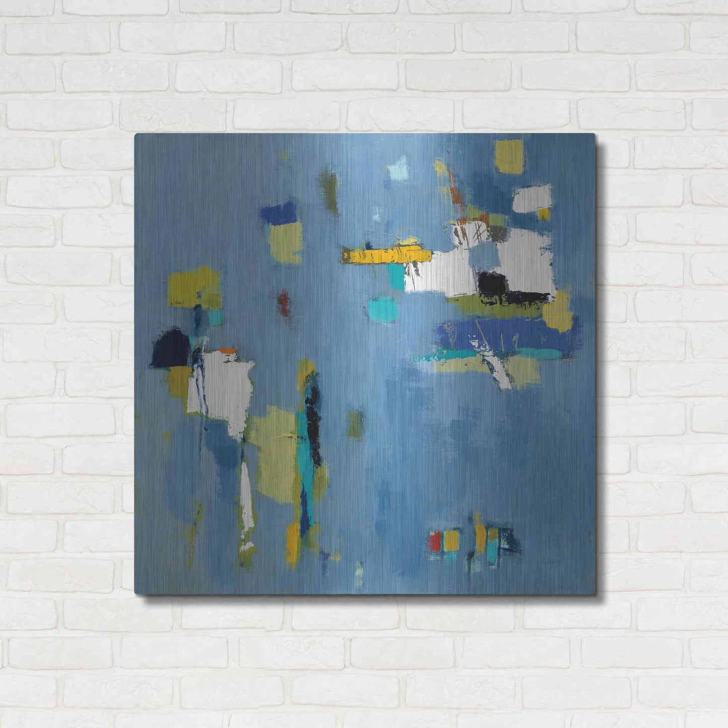 Luxe Metal Art 'Ice Breaker' by Phyllis Adams, Metal Wall Art,36x36