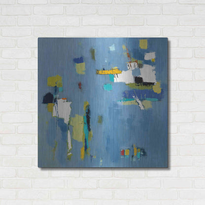 Luxe Metal Art 'Ice Breaker' by Phyllis Adams, Metal Wall Art,36x36