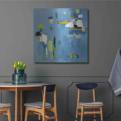 Luxe Metal Art 'Ice Breaker' by Phyllis Adams, Metal Wall Art,36x36