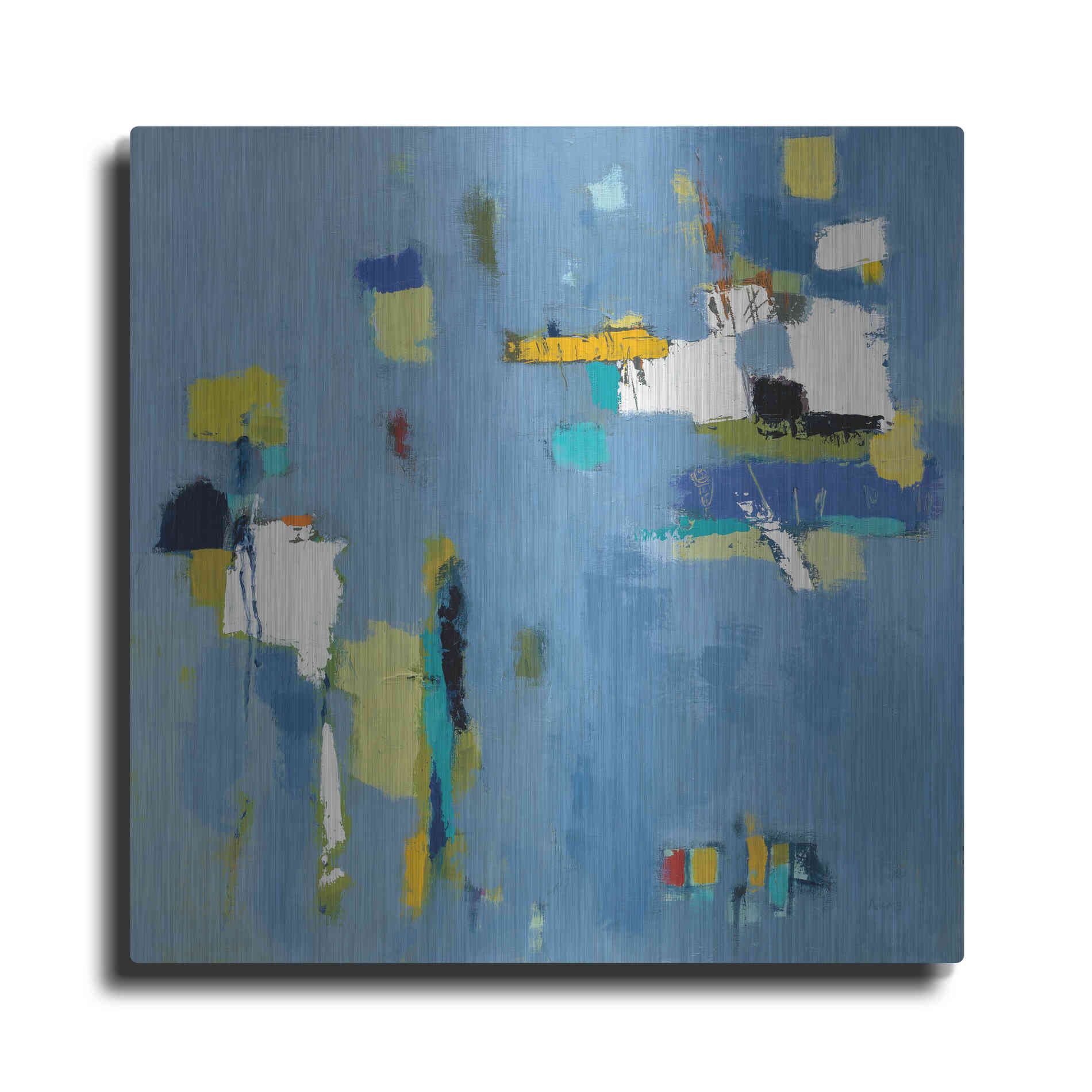 Luxe Metal Art 'Ice Breaker' by Phyllis Adams, Metal Wall Art