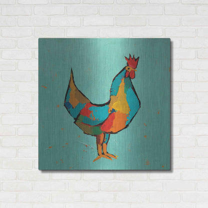 Luxe Metal Art 'The Strutter' by Phyllis Adams, Metal Wall Art,36x36