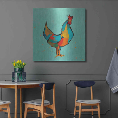 Luxe Metal Art 'The Strutter' by Phyllis Adams, Metal Wall Art,36x36