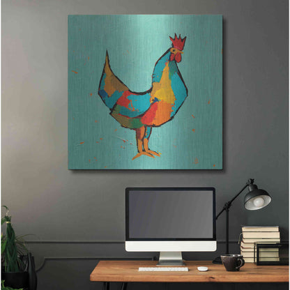 Luxe Metal Art 'The Strutter' by Phyllis Adams, Metal Wall Art,36x36