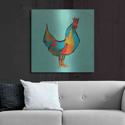 Luxe Metal Art 'The Strutter' by Phyllis Adams, Metal Wall Art,36x36