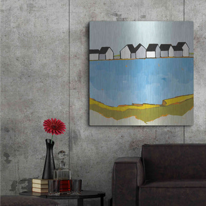 Luxe Metal Art 'A Summer's Day' by Phyllis Adams, Metal Wall Art,36x36