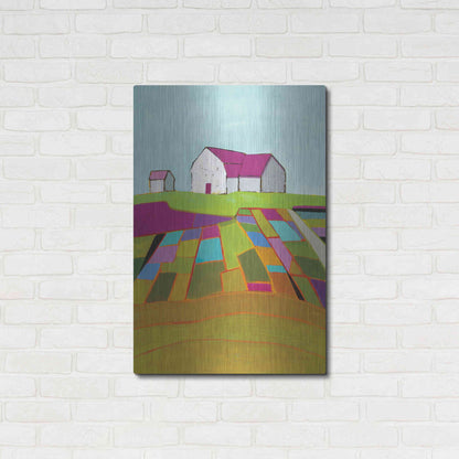 Luxe Metal Art 'Field of Dreams' by Phyllis Adams, Metal Wall Art,24x36