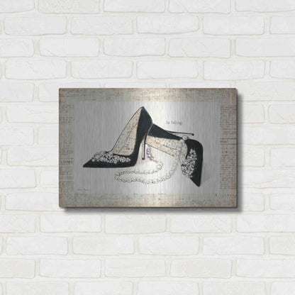 Luxe Metal Art 'From Emilys Closet IV' by Emily Adams, Metal Wall Art,24x16