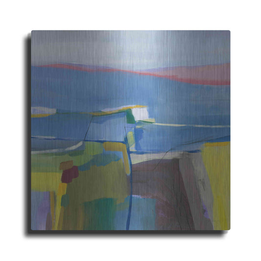 Luxe Metal Art 'Hill Side' by Jo Maye, Metal Wall Art