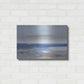 Luxe Metal Art 'Calm Sea' by Jo Maye, Metal Wall Art,24x16