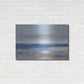 Luxe Metal Art 'Calm Sea' by Jo Maye, Metal Wall Art,36x24