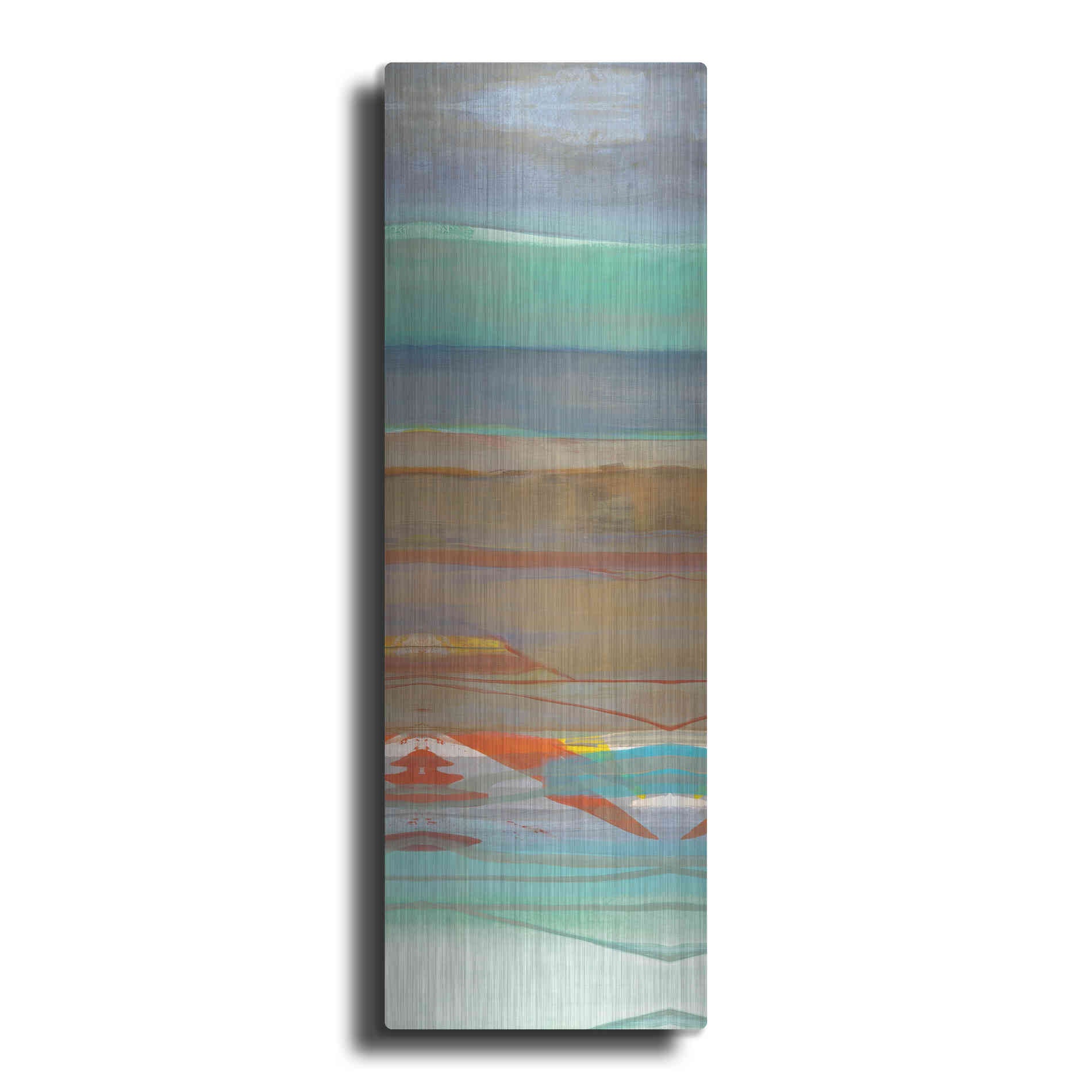 Luxe Metal Art 'Layers III' by Jo Maye, Metal Wall Art