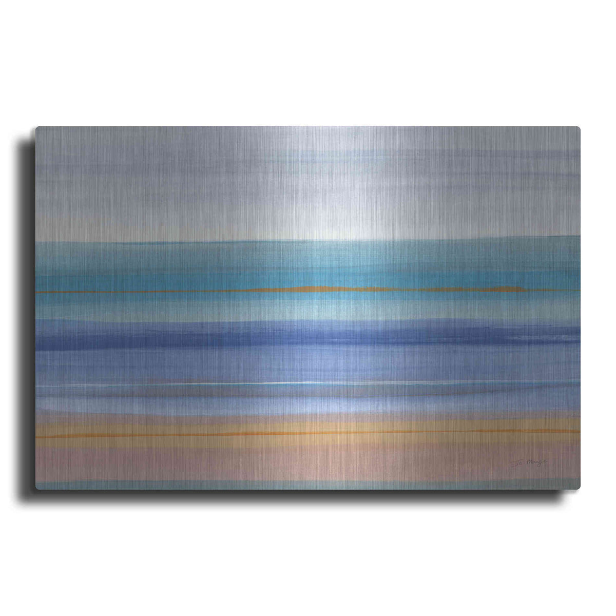 Luxe Metal Art 'Warmth' by Jo Maye, Metal Wall Art