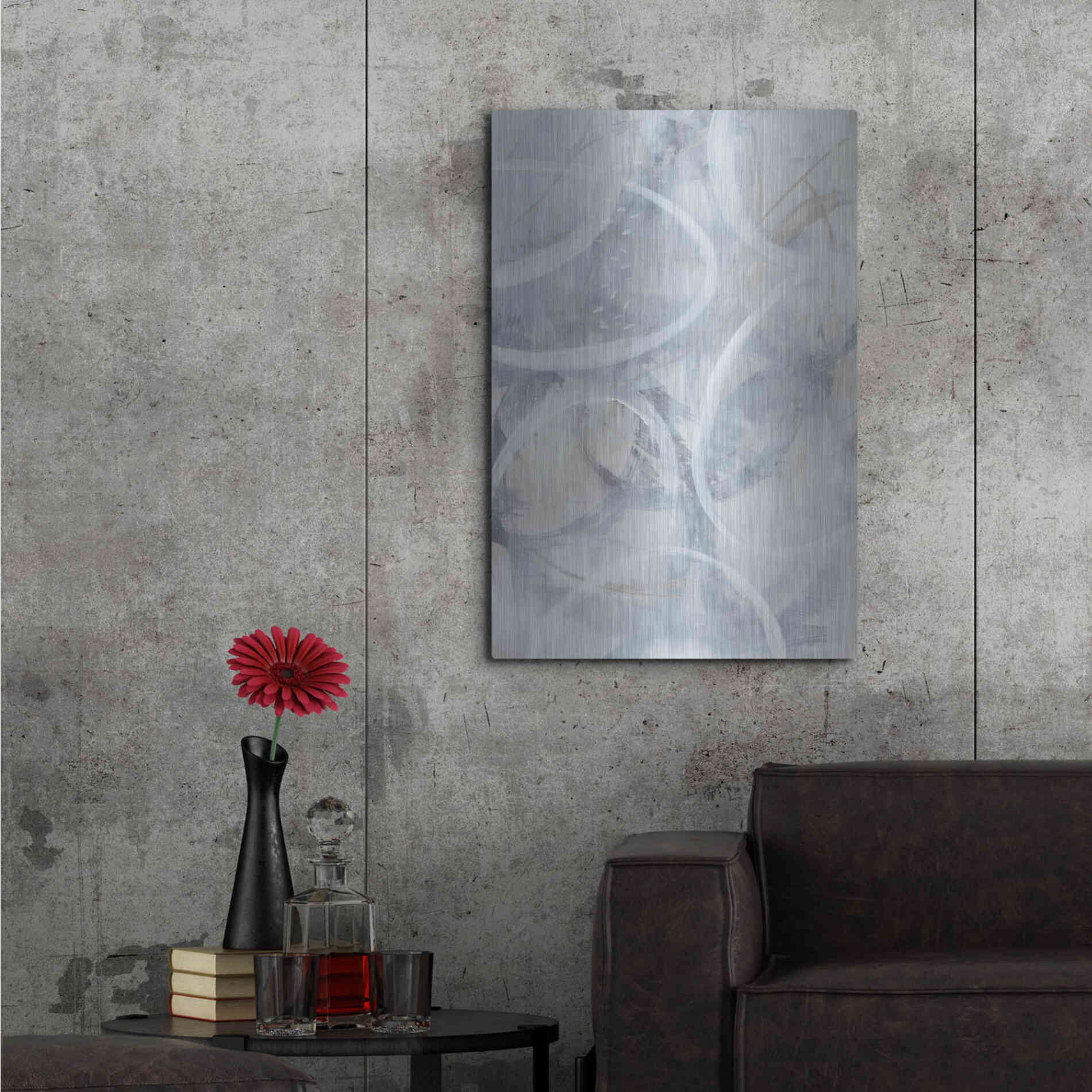 Luxe Metal Art 'Float I' by Jo Maye, Metal Wall Art,24x36
