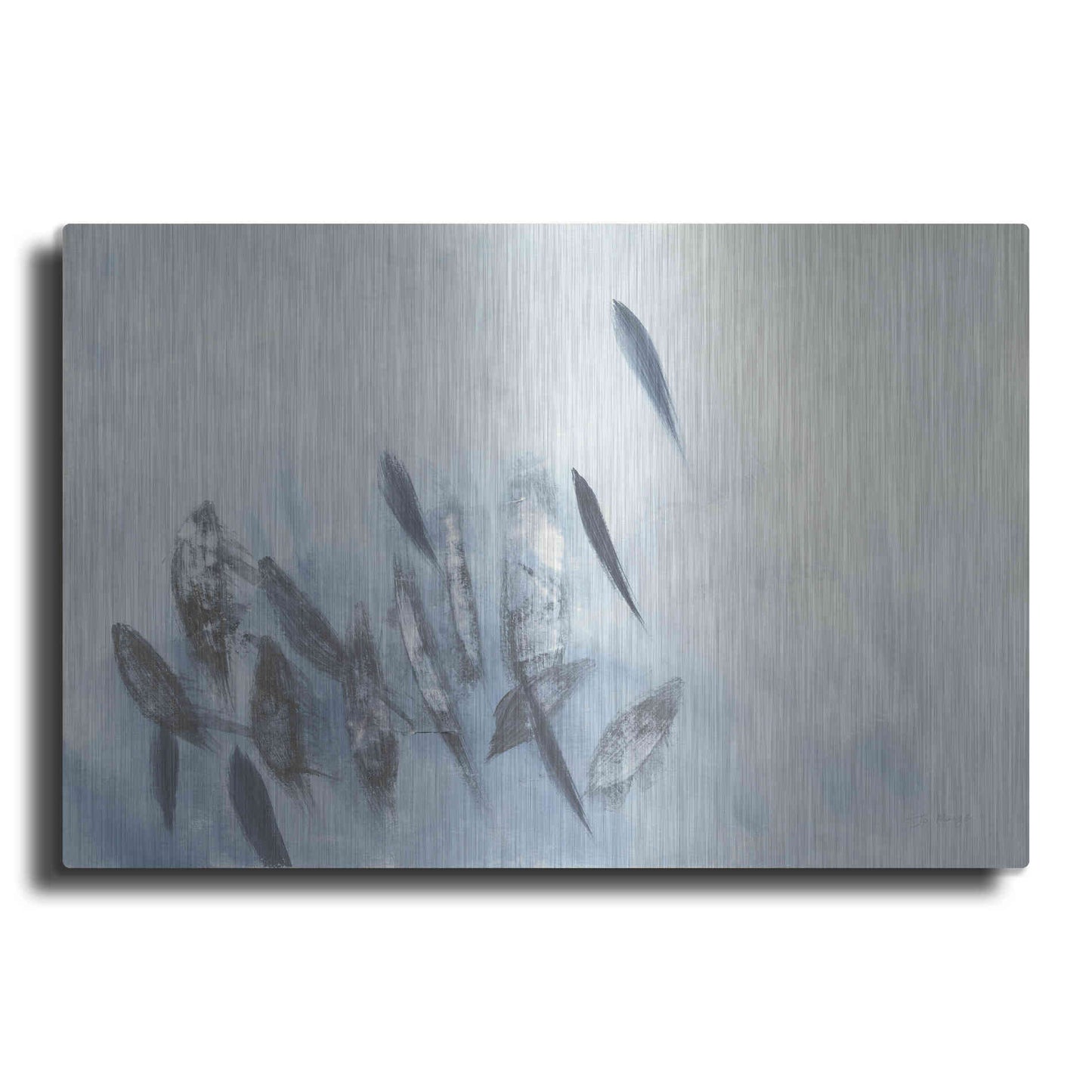 Luxe Metal Art 'Gently Waving' by Jo Maye, Metal Wall Art
