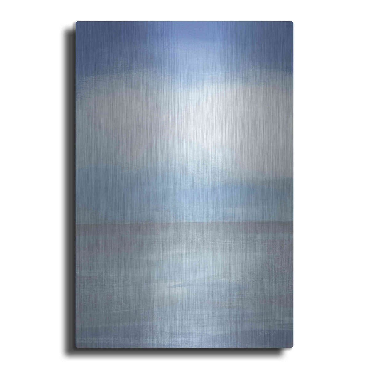 Luxe Metal Art 'Seascape II' by Jo Maye, Metal Wall Art