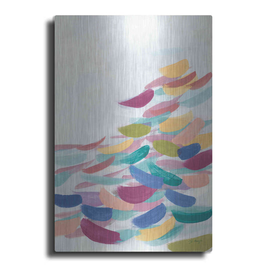 Luxe Metal Art 'Drift Pastel' by Jo Maye, Metal Wall Art