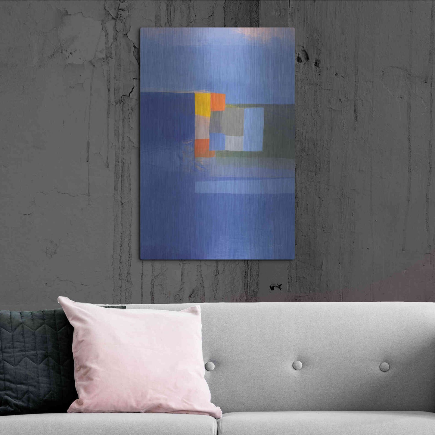 Luxe Metal Art 'Evening Light' by Jo Maye, Metal Wall Art,24x36