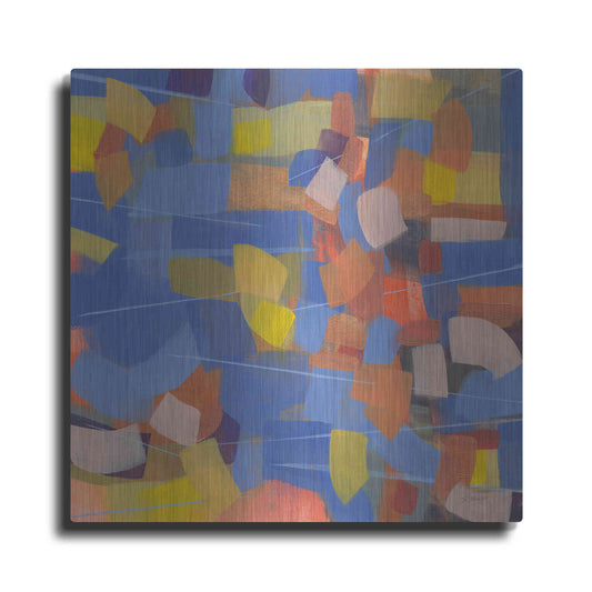 Luxe Metal Art 'Intensity' by Jo Maye, Metal Wall Art