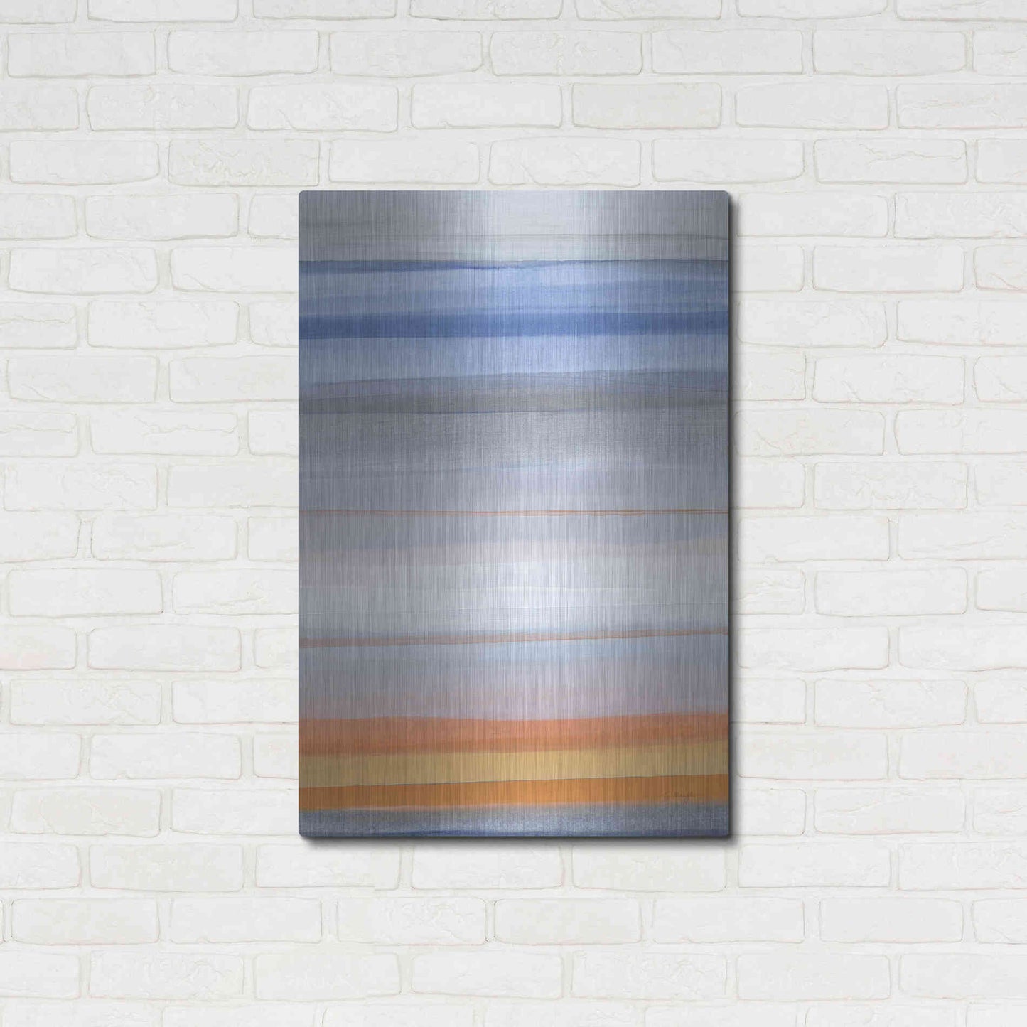 Luxe Metal Art 'Horizons' by Jo Maye, Metal Wall Art,24x36