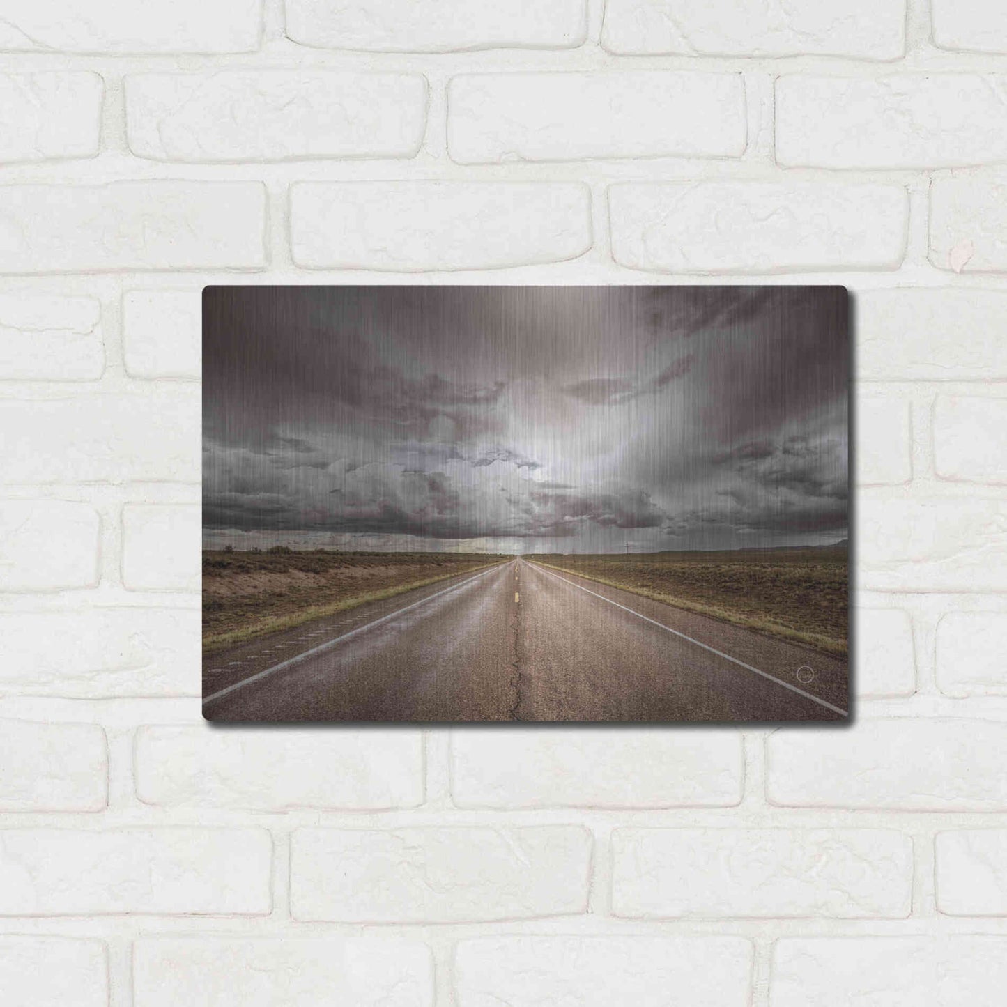 Luxe Metal Art 'Into The Storm' by Nathan Larson, Metal Wall Art,16x12