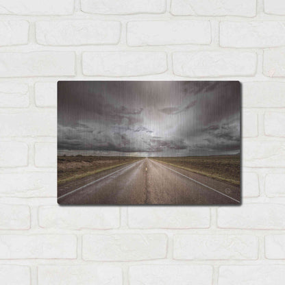 Luxe Metal Art 'Into The Storm' by Nathan Larson, Metal Wall Art,16x12