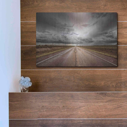 Luxe Metal Art 'Into The Storm' by Nathan Larson, Metal Wall Art,16x12